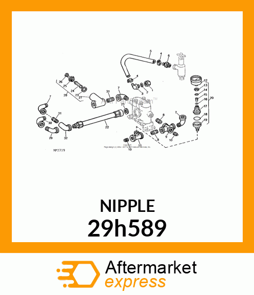 PIPE NIPPLE 29h589