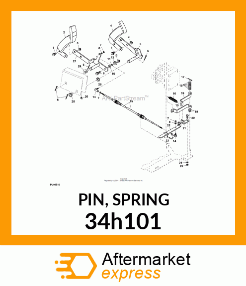 PIN, SPRING 34h101