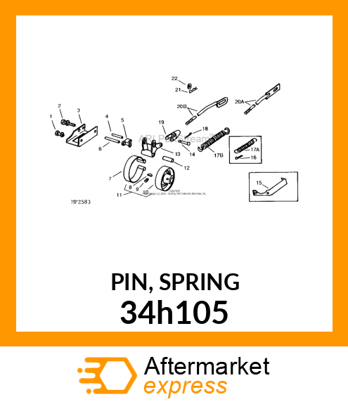 PIN, SPRING 34h105