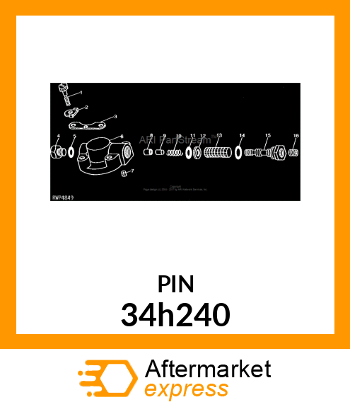 PIN, SPRING 34h240