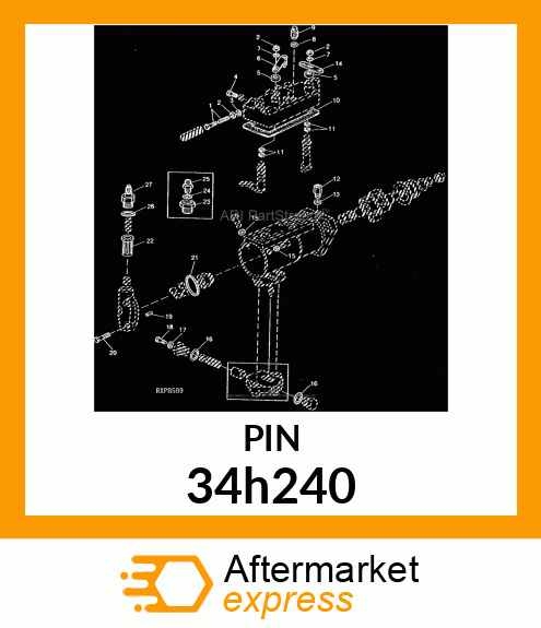 PIN, SPRING 34h240