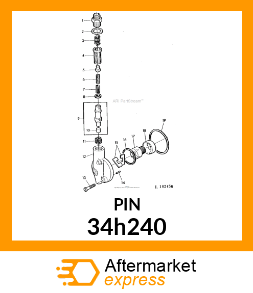 PIN, SPRING 34h240