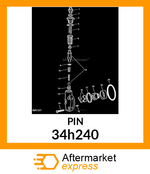 PIN, SPRING 34h240