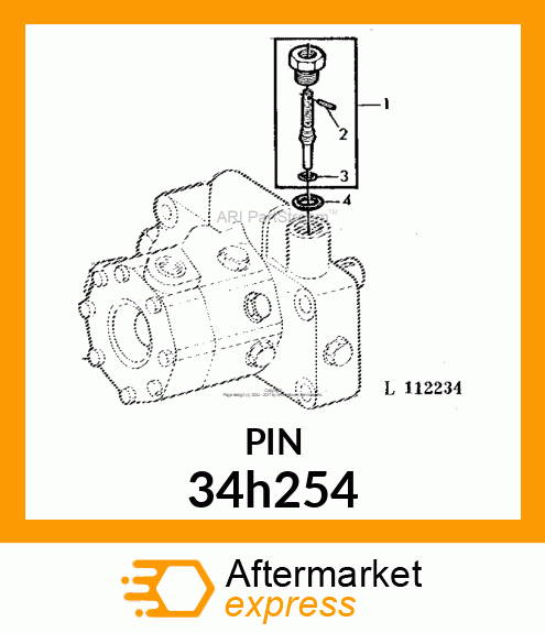 PIN, SPRING 34h254