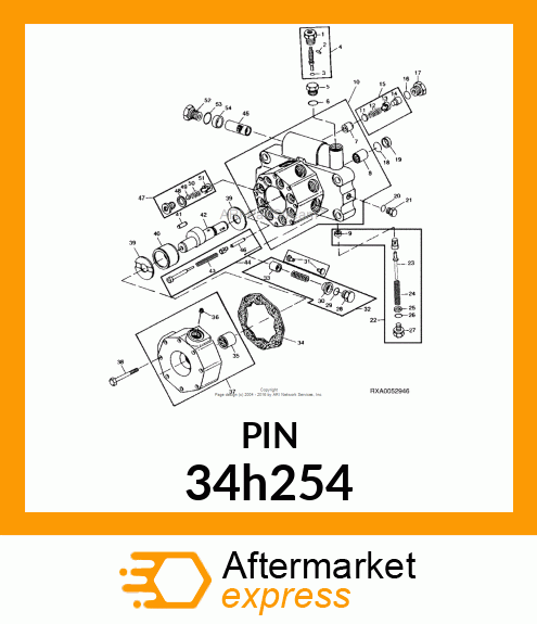 PIN, SPRING 34h254