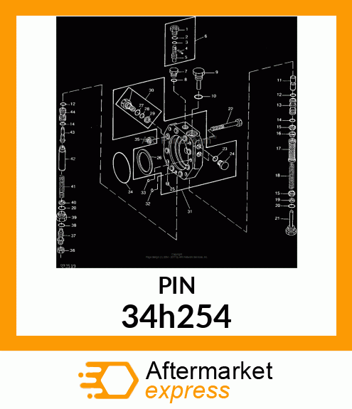 PIN, SPRING 34h254