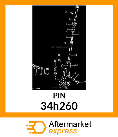 PIN, SPRING 34h260