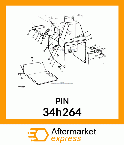 PIN, SPRING 34h264