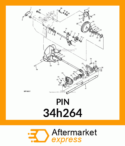 PIN, SPRING 34h264