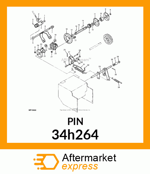 PIN, SPRING 34h264