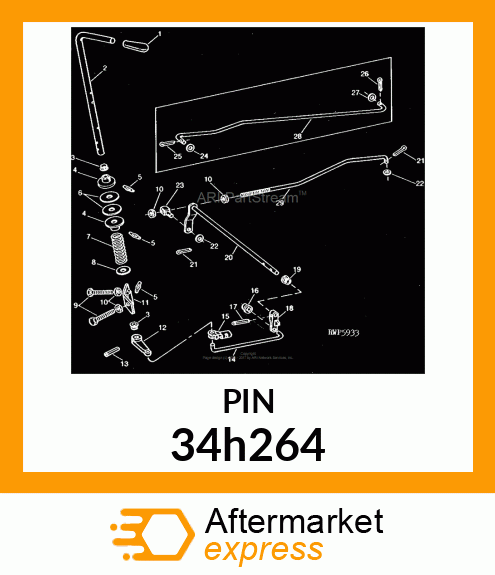 PIN, SPRING 34h264