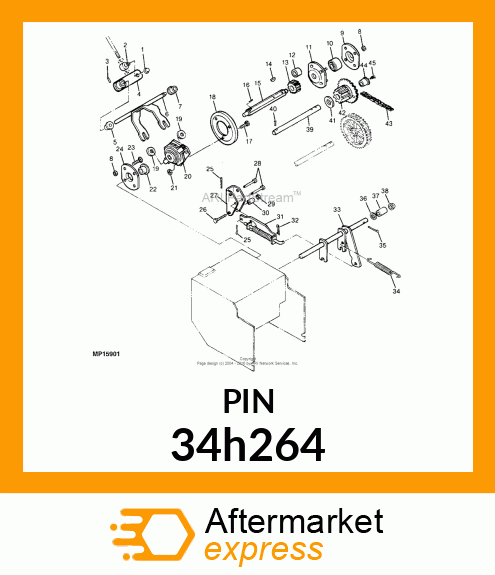 PIN, SPRING 34h264