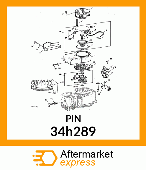 PIN, SPRING 34h289