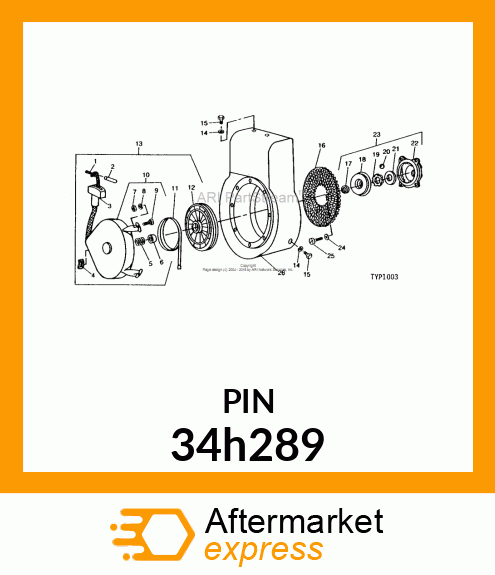 PIN, SPRING 34h289