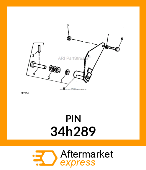 PIN, SPRING 34h289