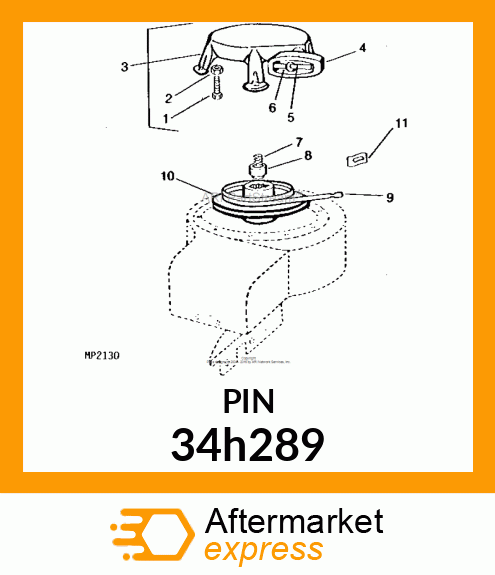 PIN, SPRING 34h289