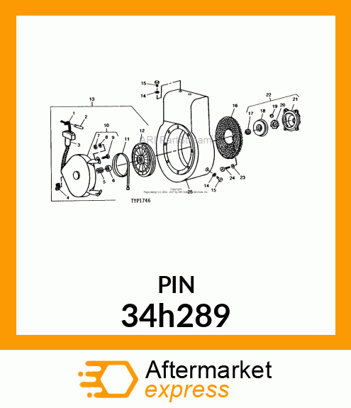 PIN, SPRING 34h289