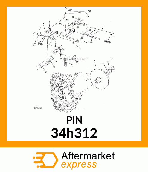 PIN, SPRING 34h312