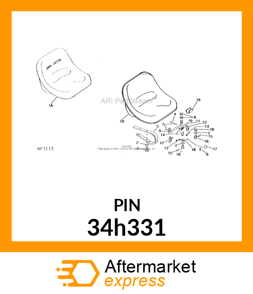 PIN, SPRING 34h331