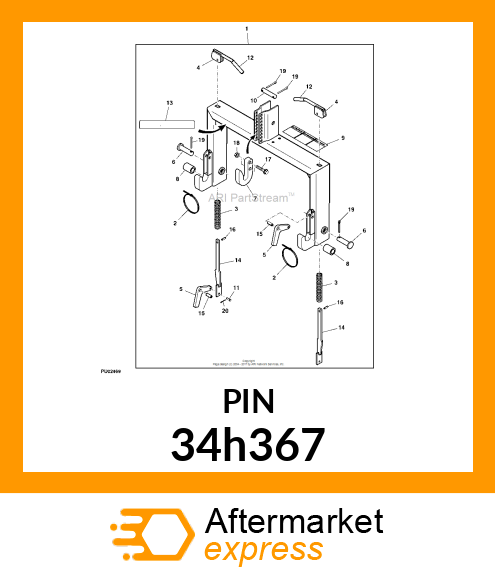 PIN, SPRING 34h367