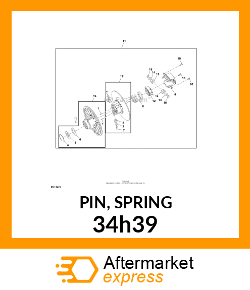 PIN, SPRING 34h39