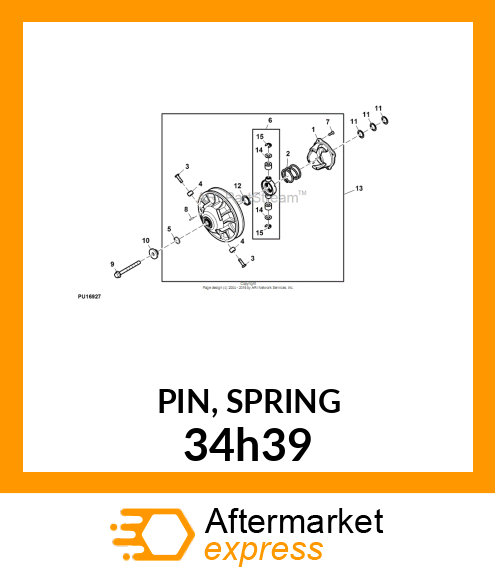 PIN, SPRING 34h39