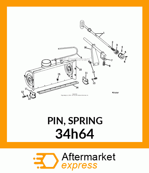 PIN, SPRING 34h64