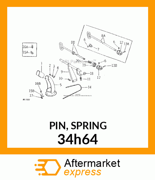 PIN, SPRING 34h64