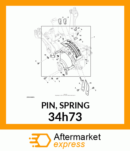 PIN, SPRING 34h73