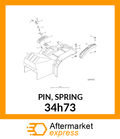 PIN, SPRING 34h73