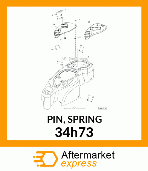 PIN, SPRING 34h73