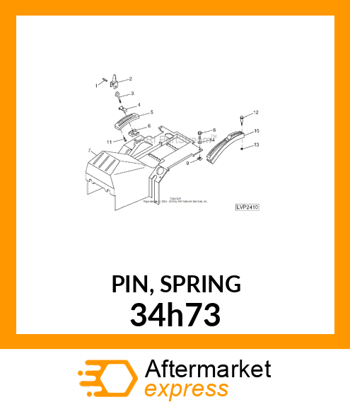 PIN, SPRING 34h73