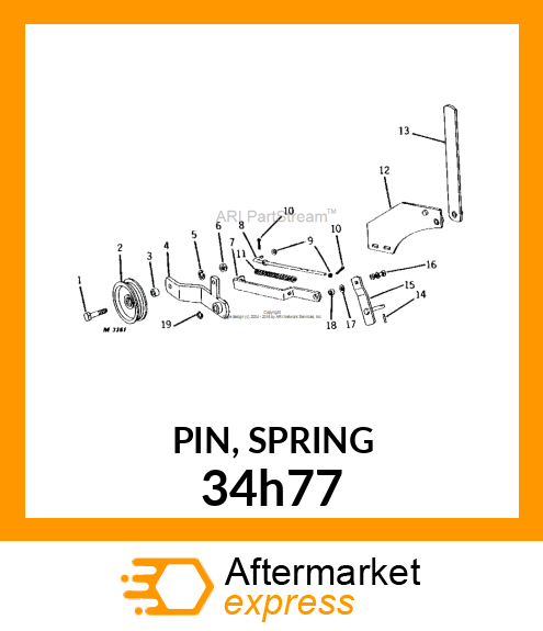 PIN, SPRING 34h77