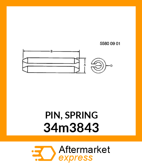 PIN, SPRING 34m3843