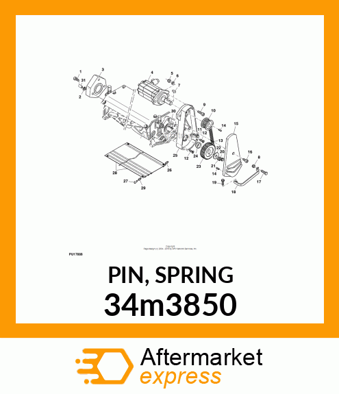 PIN, SPRING 34m3850