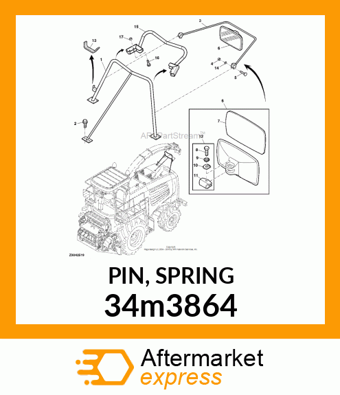 PIN, SPRING 34m3864