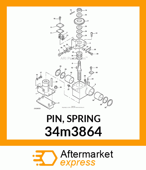 PIN, SPRING 34m3864