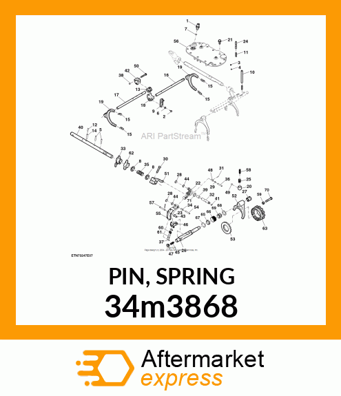 PIN, SPRING 34m3868