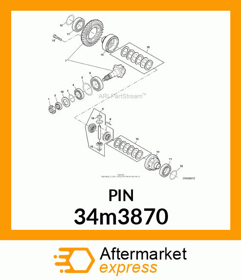 PIN, SPRING 34m3870