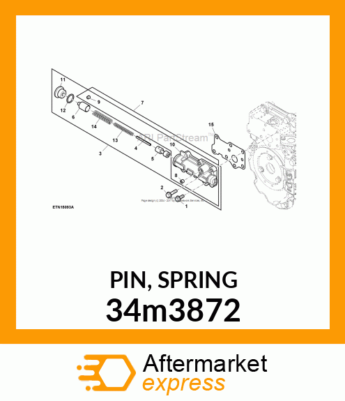 PIN, SPRING 34m3872