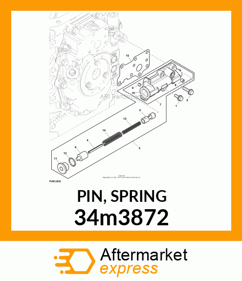 PIN, SPRING 34m3872