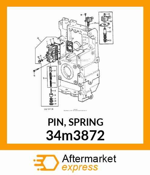 PIN, SPRING 34m3872