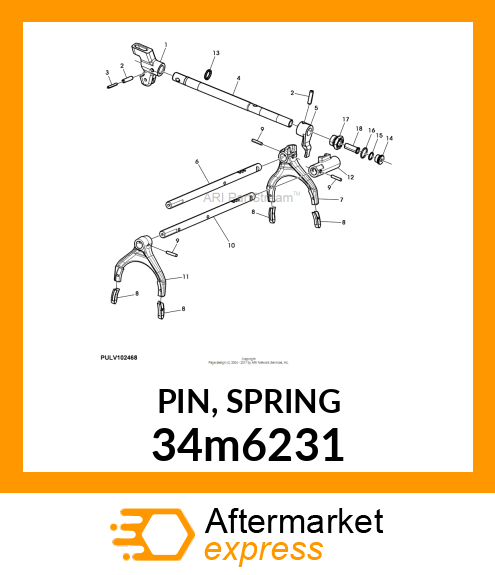 PIN, SPRING 34m6231