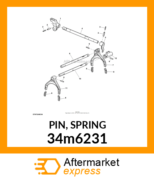 PIN, SPRING 34m6231