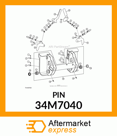 PIN, SPRING 34M7040