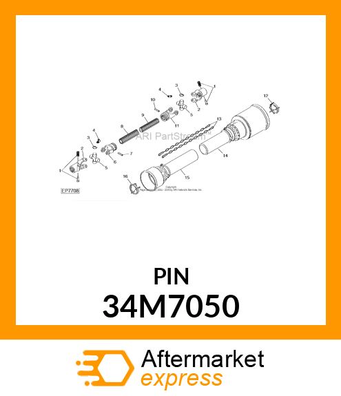 PIN, SPRING 34M7050