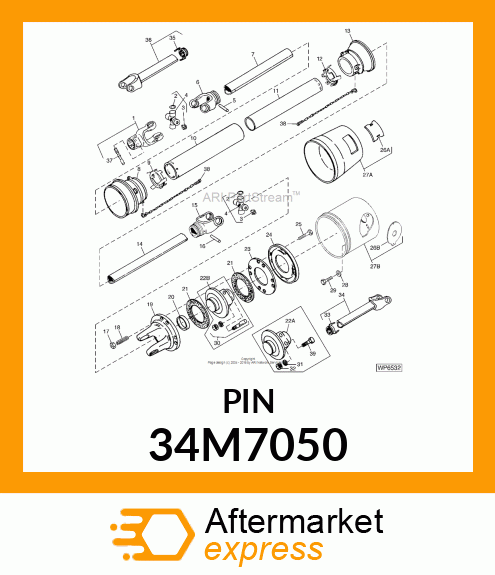 PIN, SPRING 34M7050