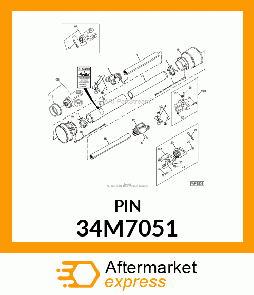 PIN, SPRING 34M7051