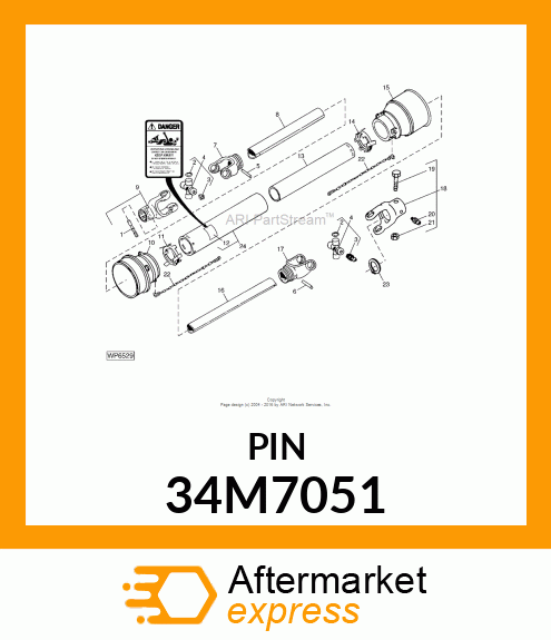 PIN, SPRING 34M7051