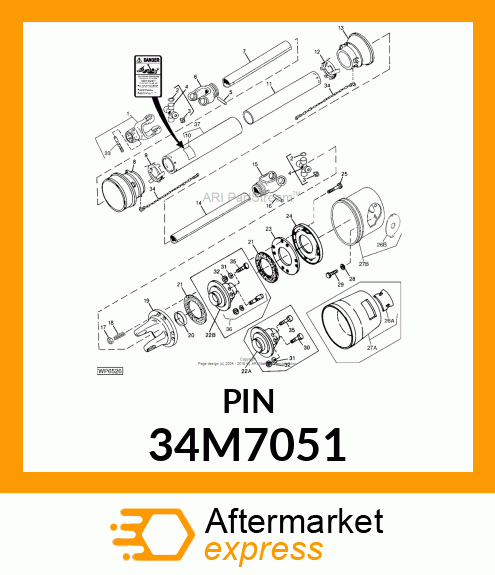 PIN, SPRING 34M7051